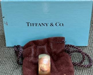18K Gold Tiffany Co Gold Band
