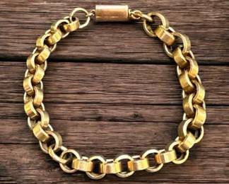 Victorian Watch Fob Or Bracelet In Gold