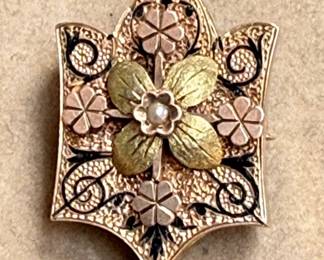 1870 Victorian Slide Brooch