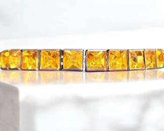Sterling Silver Andalusite Bracelet