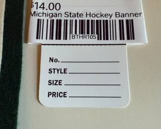 Michigan State Hockey Banner
