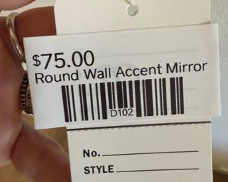 Round Wall Accent Mirror