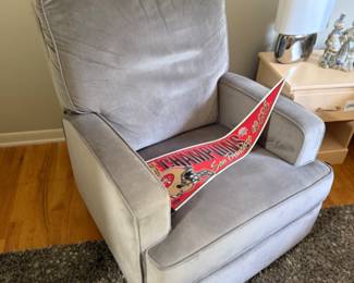Baby Relax Addison Swivel Gliding Rocker, Sports Pendants 