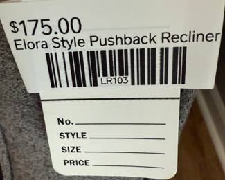 Elora Style Pushback Recliner