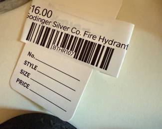 Godinger Silver Co Fire Hydrant 