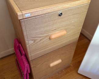 Wooden Filing Cabinet