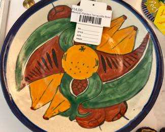 Mexican Painted Terracotta Bowl