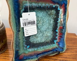 Crackled Glass Tray