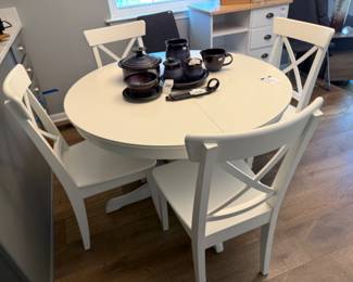 Ikea Ingolf Table & 4 Chairs