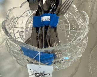 Waterford Footed Bowl, Silverware