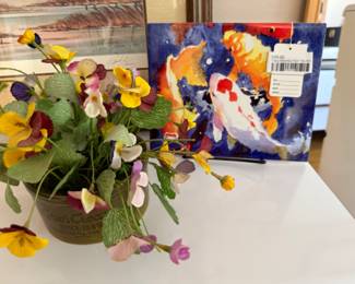 Koi Fish Tile Art 