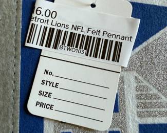 Detroit Lions Felt Pennant