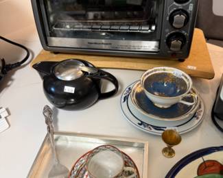 Toaster Oven, Tea Sets