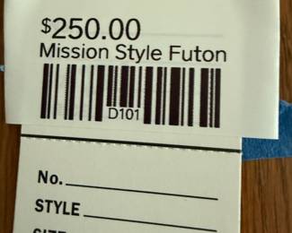 Mission Style Futon