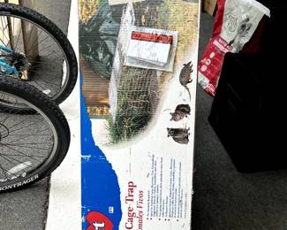 Live animal cage trap