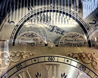 Another shot of the gorgeous face of the Howard Miller clock.