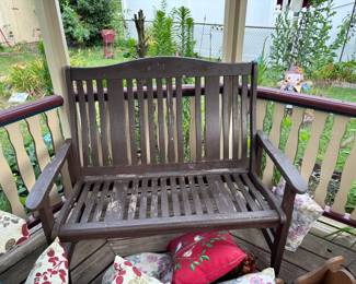Outdoor bench