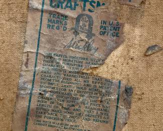 Gustav Stickley Label