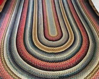 Large Antique Rag Rug