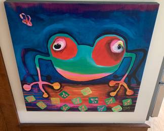 Original Frog Painting