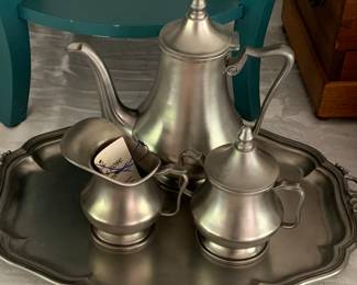 Pewter Tea Set