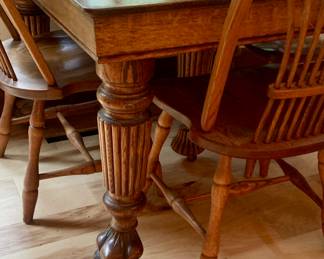 Antique Oak Dining Table