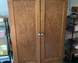 Antique Oak Wardrobe