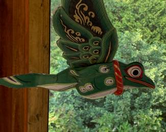 One of many frog collectibles