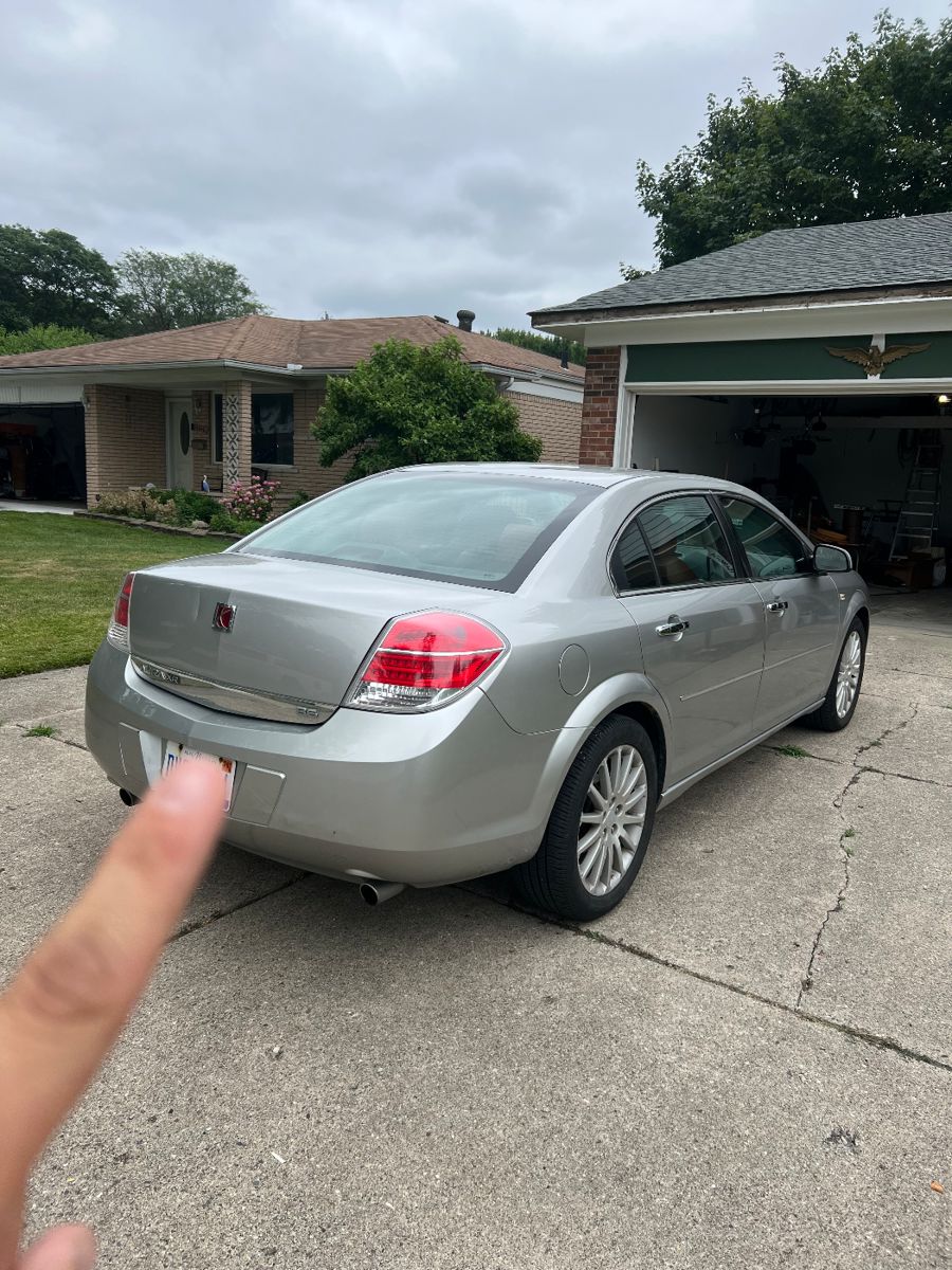 2008 Saturn Aura XR
Engine & Drivetrain: 3.6 L V6 with smooth 4-speed automatic transmission
Mileage: 142,350 miles (well-maintained, mostly highway)
Condition:
Clean interior—no rips, stains, or odors
Solid body with only minor dings and touch-up paint
Runs reliably—no warning lights, strong acceleration, smooth shifts
Features:
Alloy wheels with good-tread tires
Leather seats (heated front buckets)
Power driver’s seat, windows, locks, and mirrors
Cruise control & tilt-adjust steering wheel
Dual-zone climate control & air conditioning
AM/FM/CD stereo with AUX input
Keyless entry & alarm system
Recent Maintenance:
Fresh oil change & filter
New battery (last year)
Brakes serviced & rotors turned
Fluids topped off
Title & History: Clean title, Carfax available on request. Perfect for a reliable daily driver or commuter.