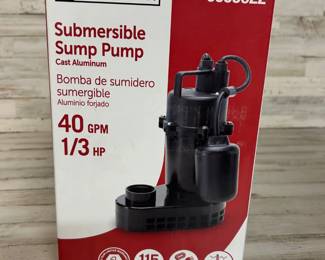 Utilitech Submersible Sump Pump 40gpm 1/3 hp
