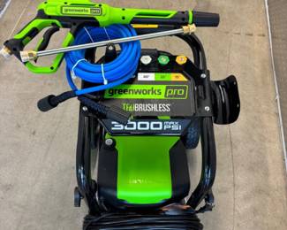 Greenworks Pro Pressure Washer 3000psi Tru Brushless 2.0 GPM 14 AMP