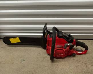 Craftsman S1800 18” Gas Chainsaw 42cc 2-Cycle Engine Easy Start Tool-Free Access