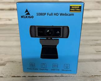 NexiGo N680P 1080P HD Webcam w/ Microphone & Privacy Shutter 60FPS Plug & Play