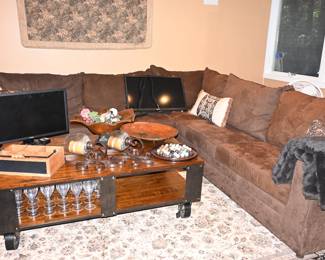Sleeper sofa sectional