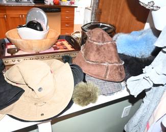 Suede hats,