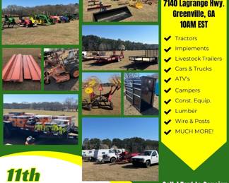 Van Byars Auction: 11th Annual Equipment and Farm Auction