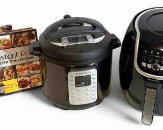 Instant Pot Viva Power XL Air Fryer w Cookbooks