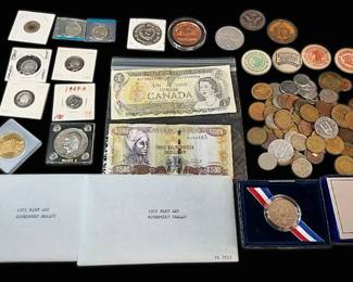 Vintage Coins Tokens
