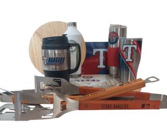 Texas Rangers BBQ Tools, Cutting Boards Thermal Cups