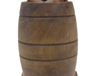 Barrel Man Novelty Wooden Souvenir