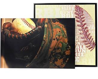 Baseball Prints On Canvas