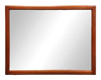 Handmade Wood Beveled Glass Mirror