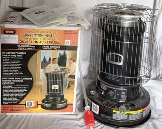 DynaGlo Portable Convection Kerosene Heater With Box And Manual Unused