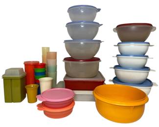 Vintage Tupperware Containers Cups And More