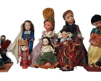 12 Vintage Dolls