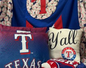Handmade Texas Rangers Blanket And More