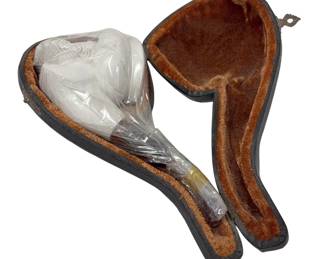 Vintage Pipe Case Lined, With Pipe Unopened
