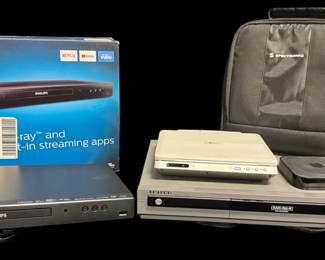 Apple Streaming Device, Phillips Bluray Player, Samsung DVD Recorder More