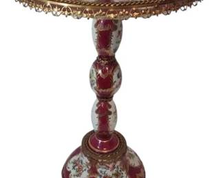 Limoges France Porcelain Occasional Table