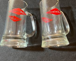 Grain Belt beer glasses